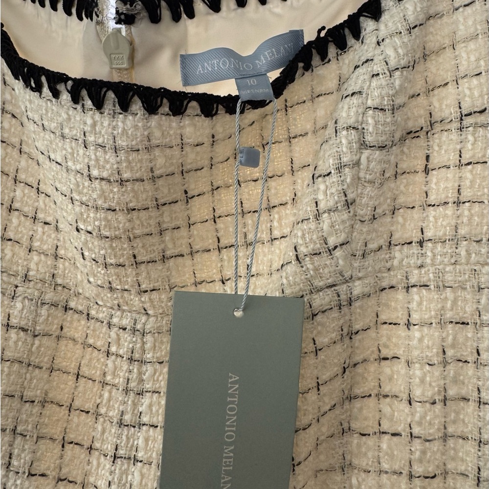 NWT Antonio Melani Aubriella Tweed Dress - Picture 3 of 4